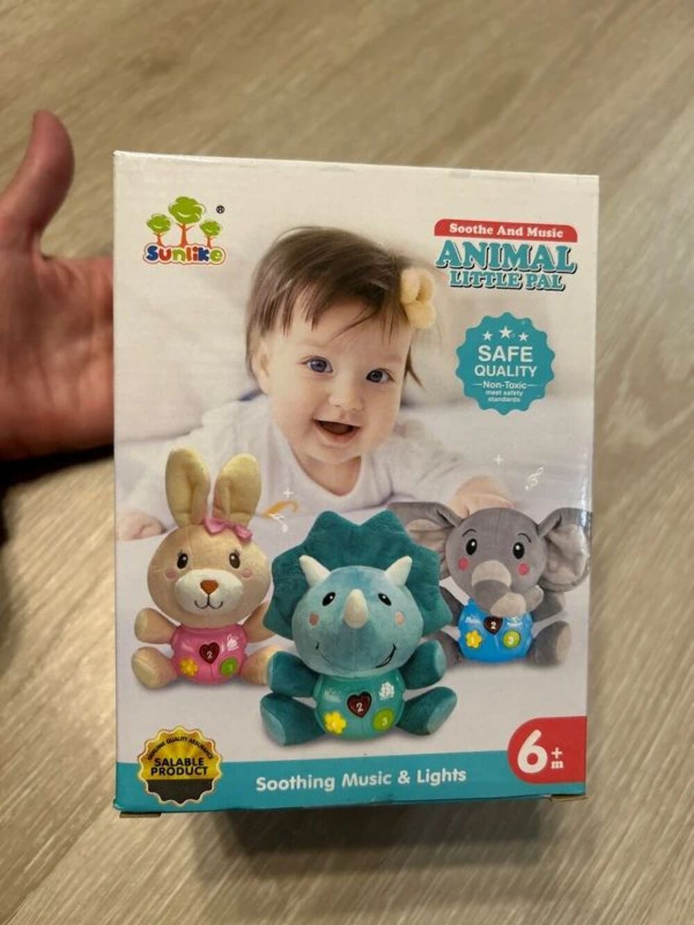Musical Plush Elephant Infant Toy